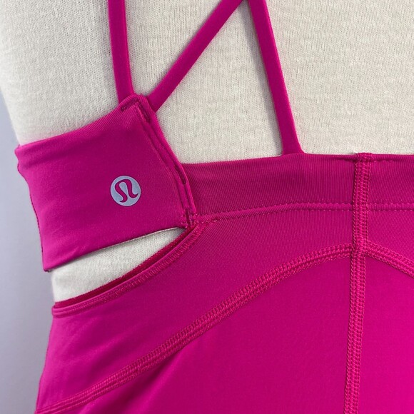 Lululemon EXQUISITE II Pink Strappy Tank Top SIZE 4 - Picture 9 of 12